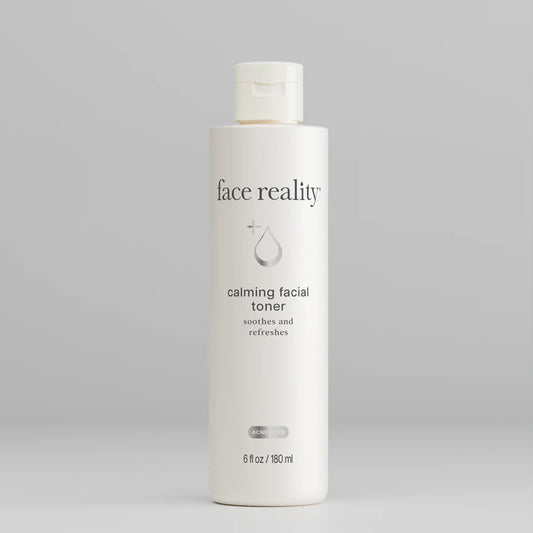 Bottle of 'face reality' calming facial toner